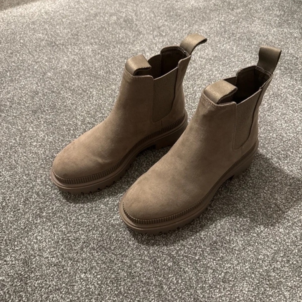 H&M Taupe Ankle Boots